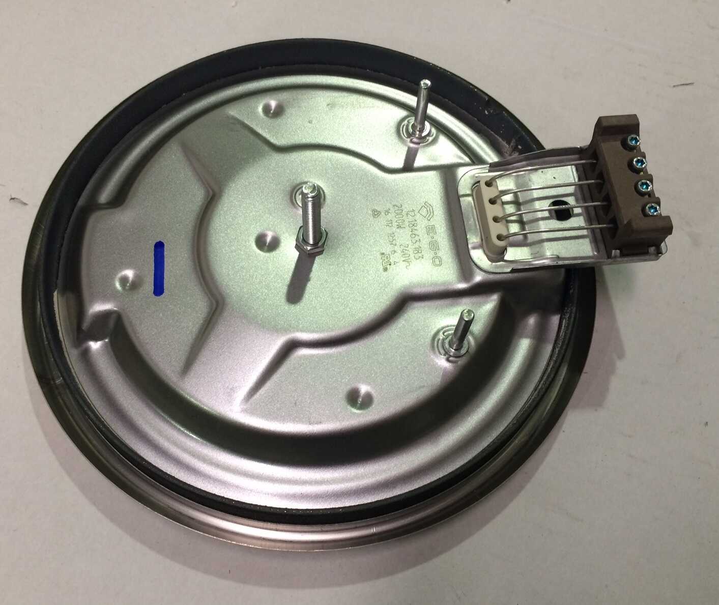 12.18463.183 Solid Hotplate Large 2000W 0122004248 - Image 2