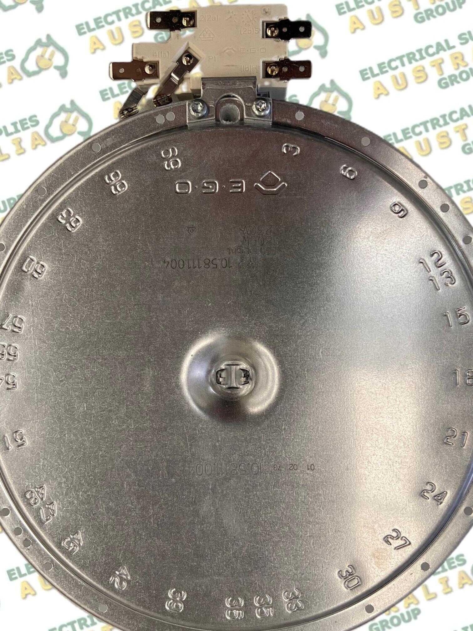 32010326 Ceramic Ego Hotplate Element 1800W 180mm - Image 2