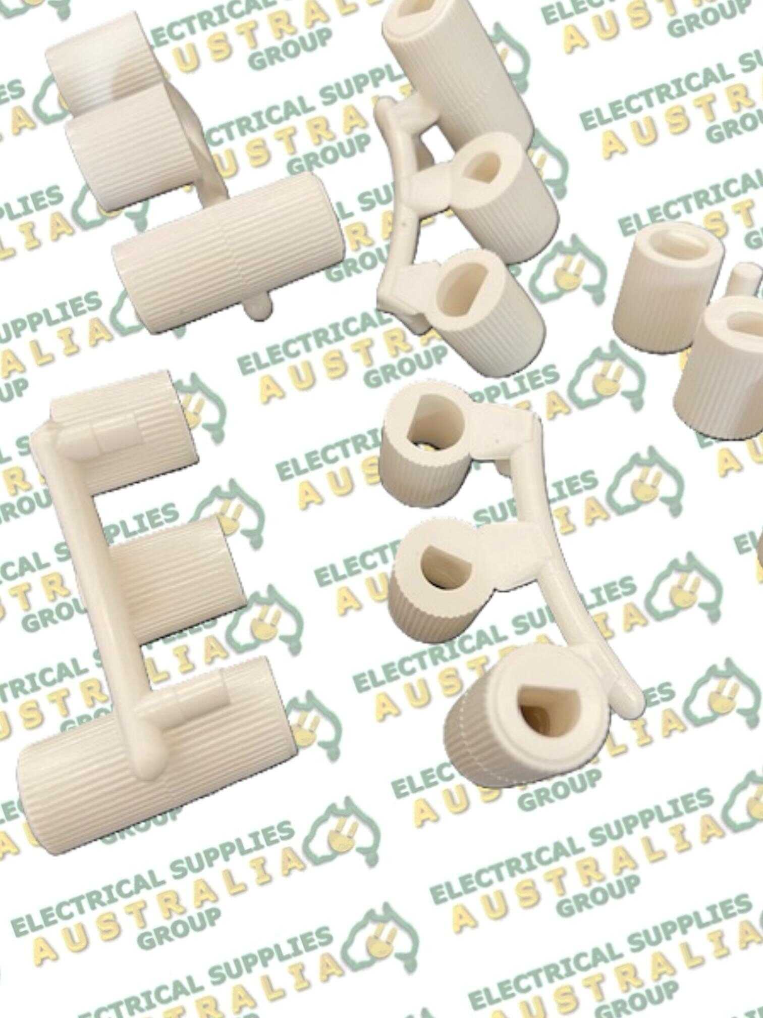 5 Pack Of White Oven Knobs With Adaptors - Image 4