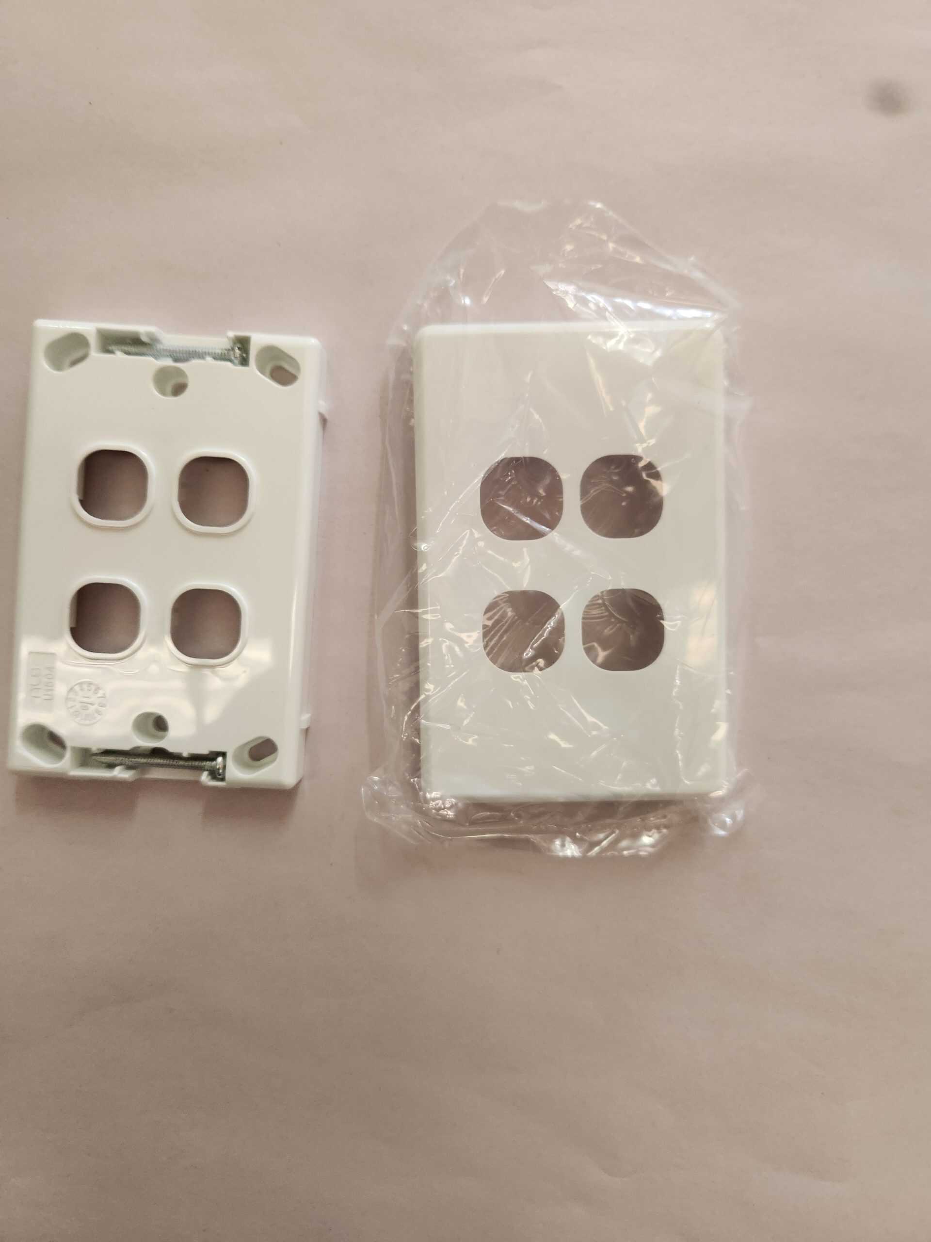 30604NLS 4 Gang Plate and Grid