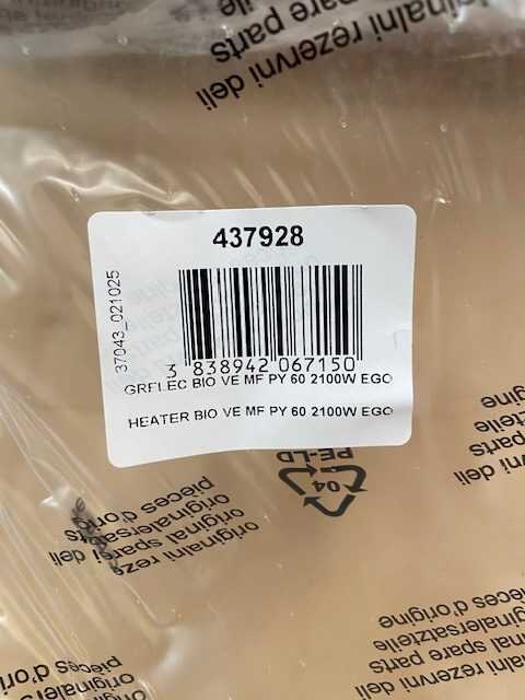 437928 Genuine Asko 2100W element with offset mounting - Image 2