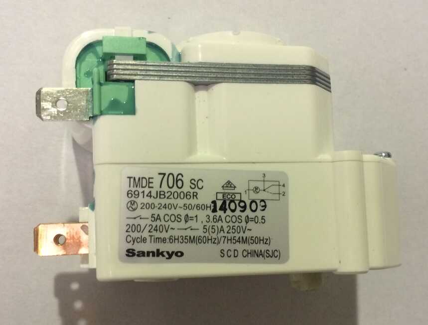6914jb2006r lg,ge fridge/freezer defrost timer