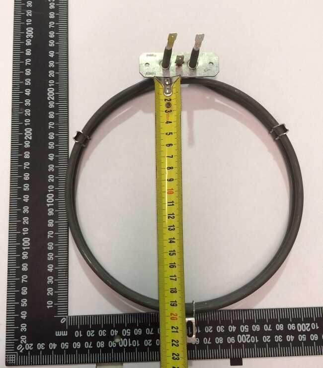 262900074 Genuine Beko Euromaid Fan Forced Element 1800W - Image 4
