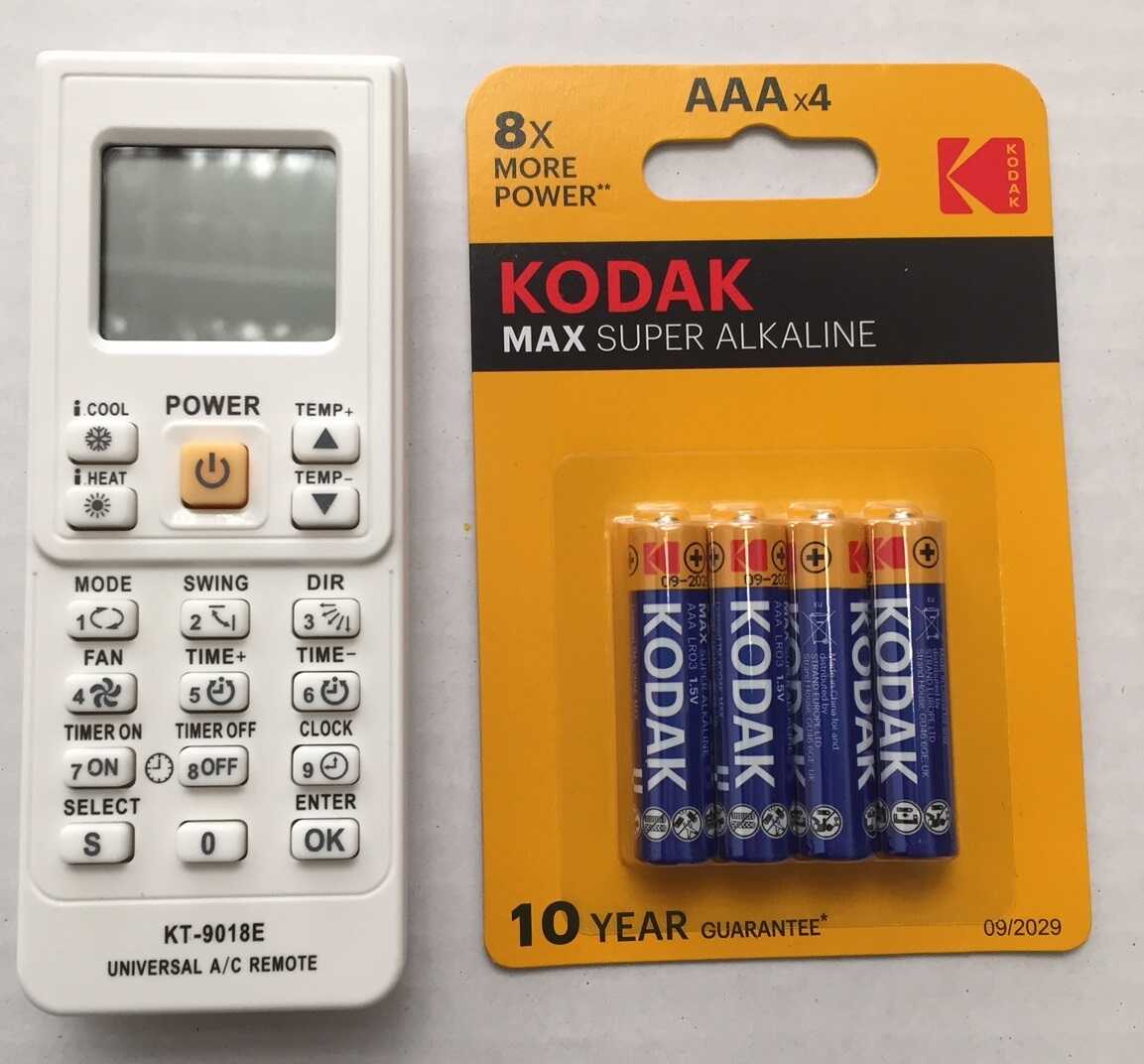 KT-9018E Universal Air Conditioner Remote Control - Image 4