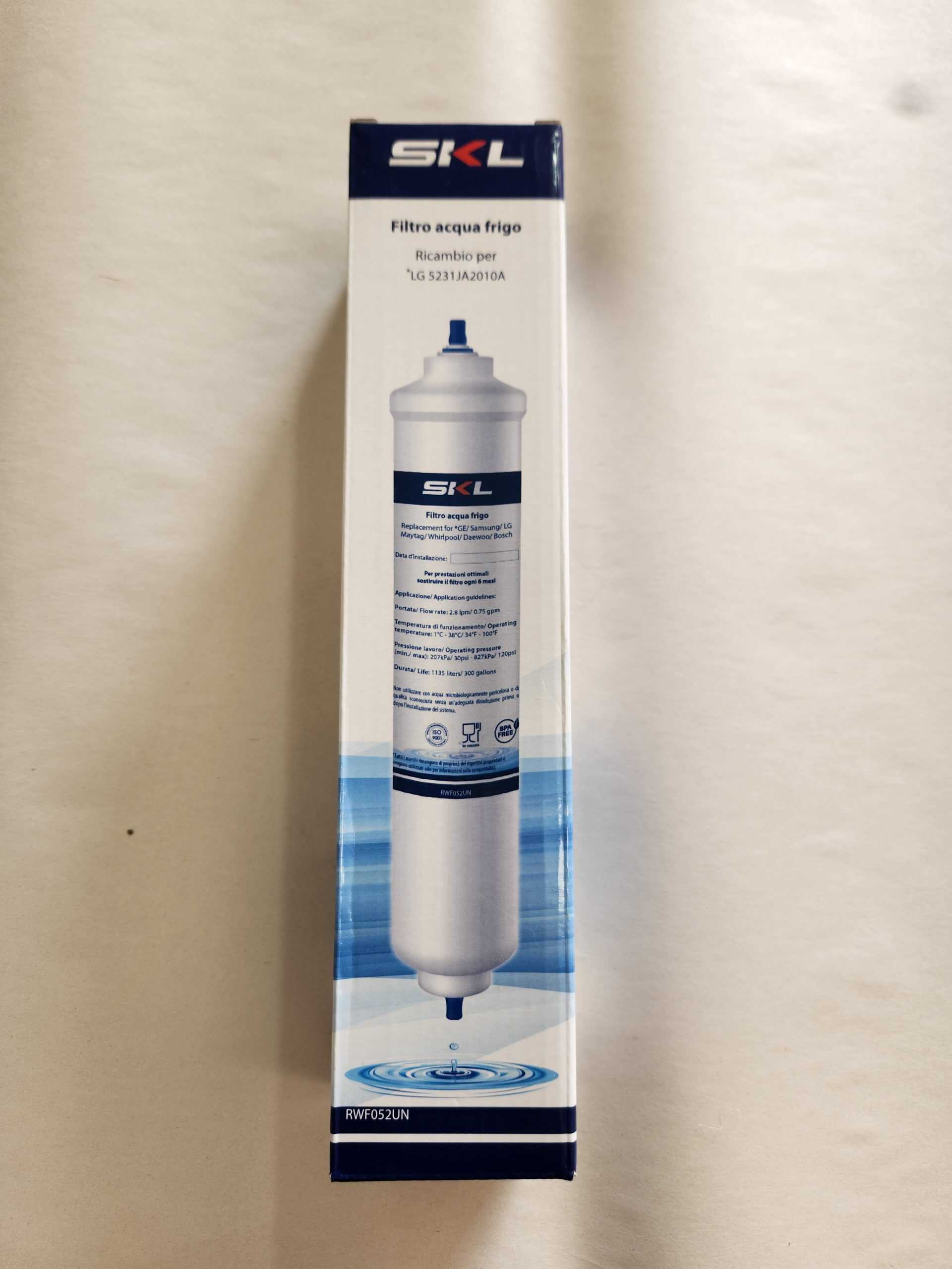 Universal Fridge Water Filter Compatible with 1/4" Hose