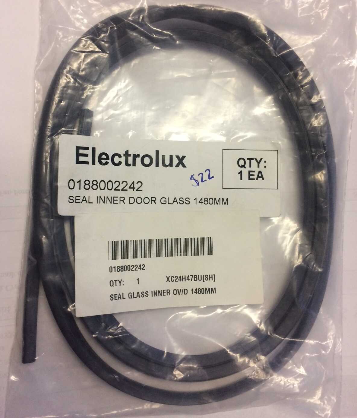 0188002242 Seal Inner Door Glass 1480MM