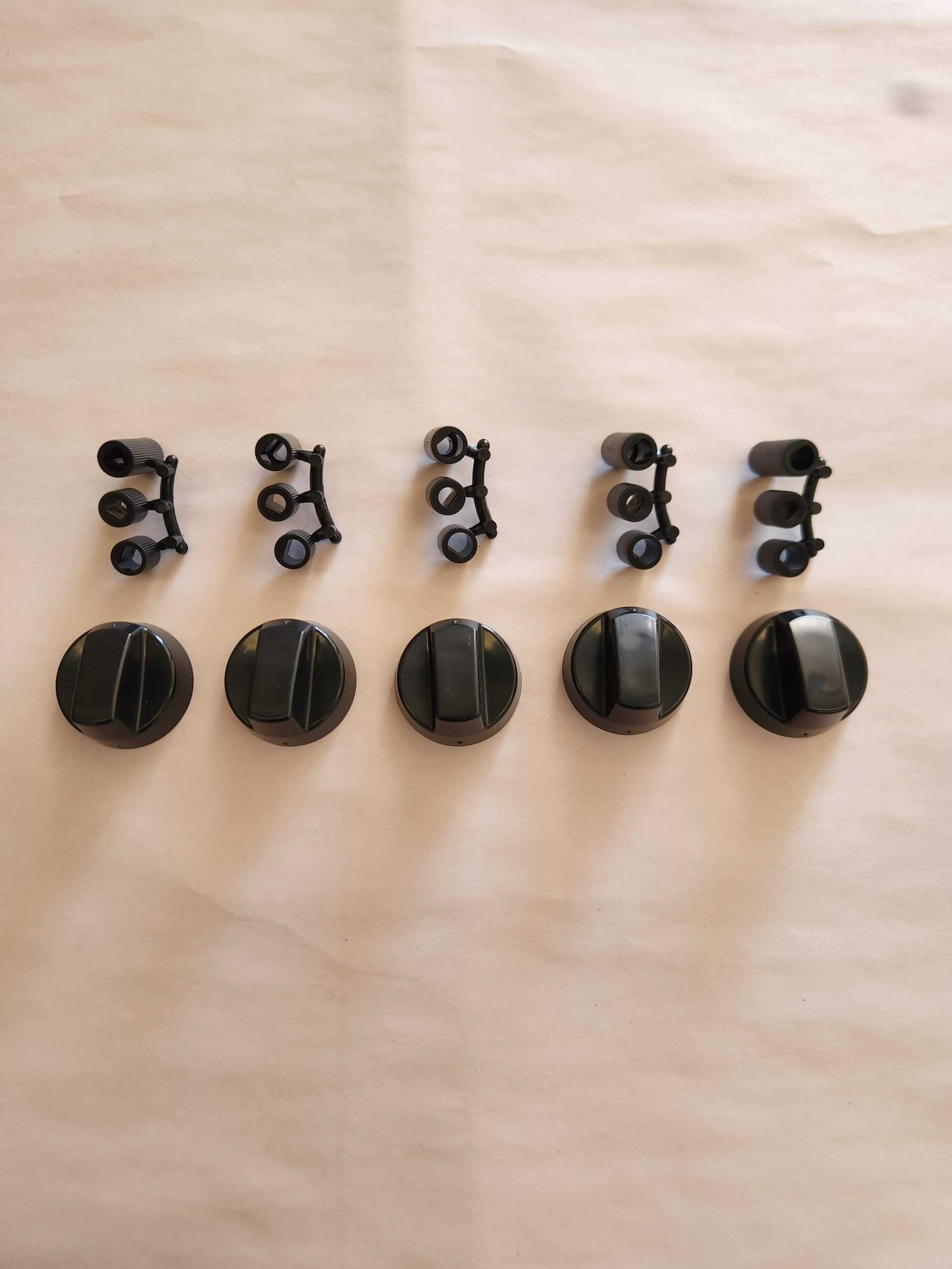 Oven Knobs Black 5pk