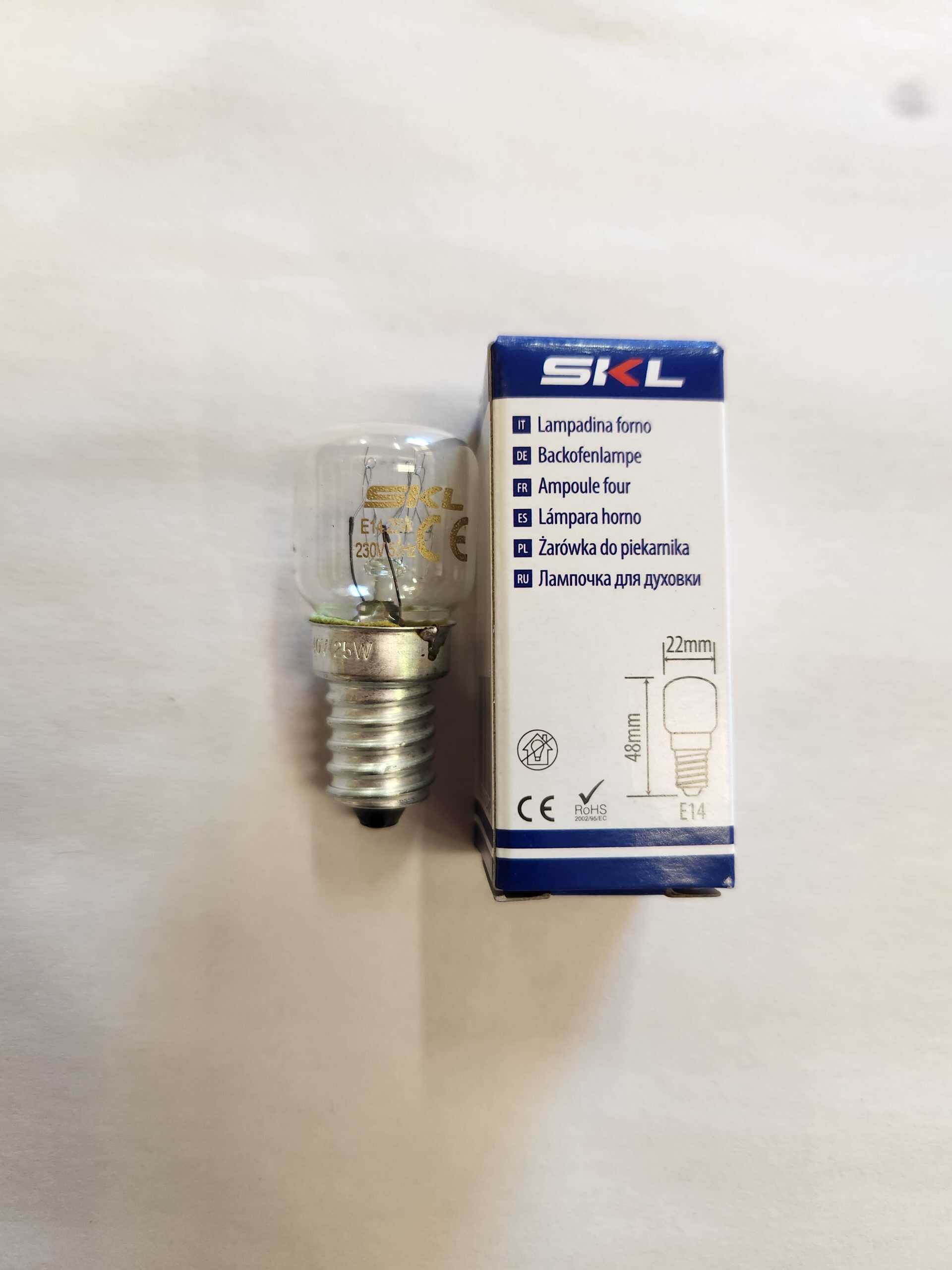 E14 Oven Bulb 25W 300C Screw In