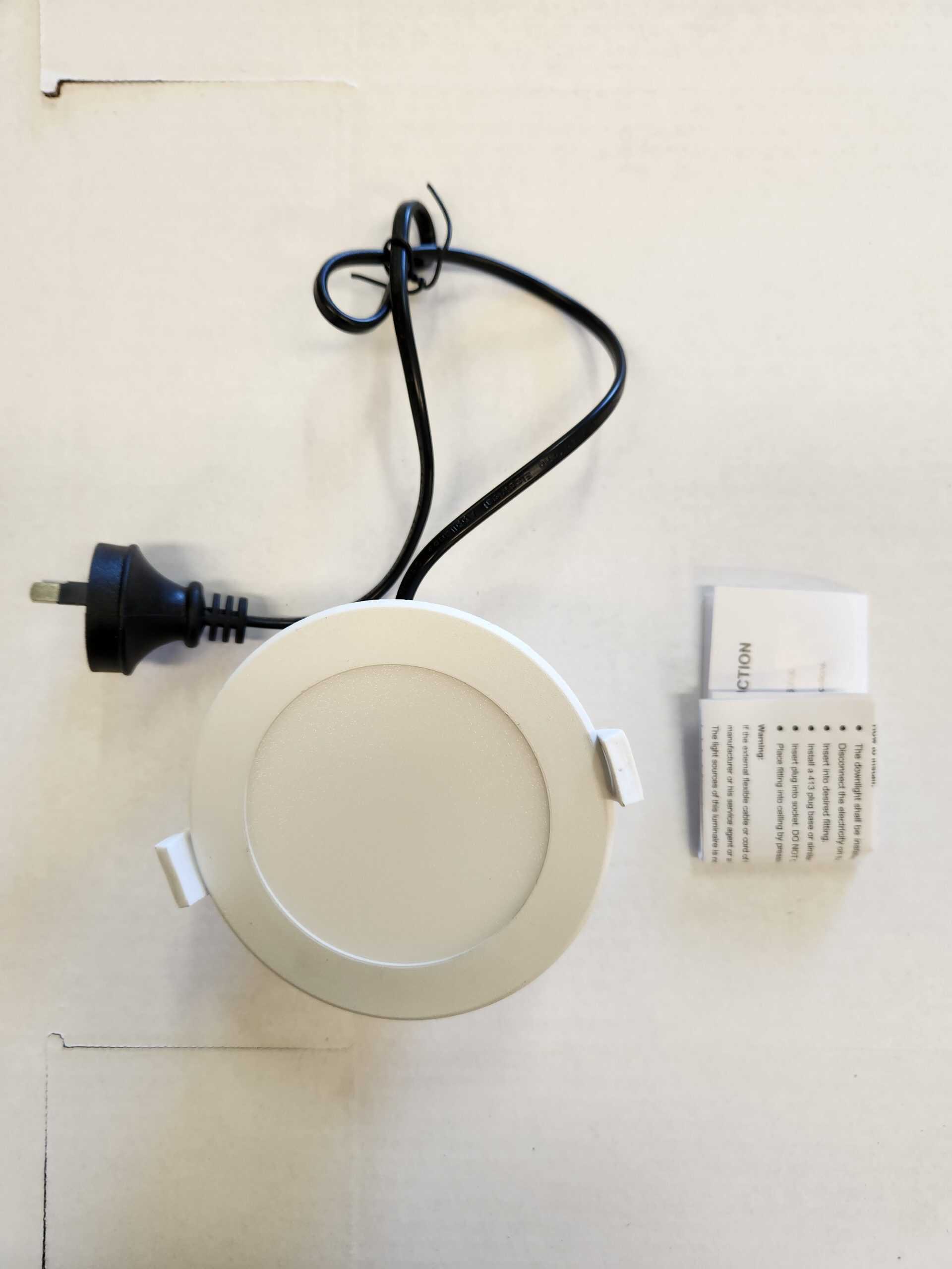 50 x 10w tri colour led dimmable downlight 90mm cut out