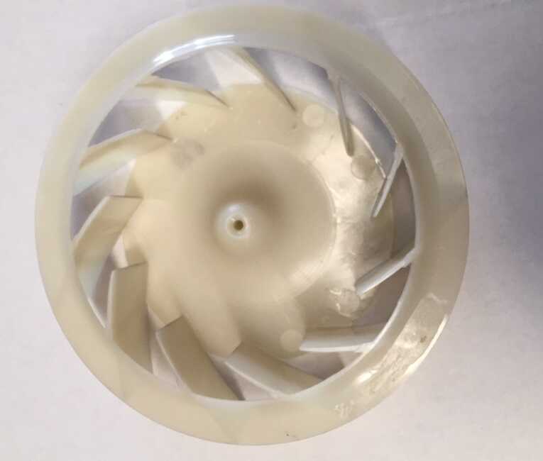 3011836400 smeg freezer evap fan blade