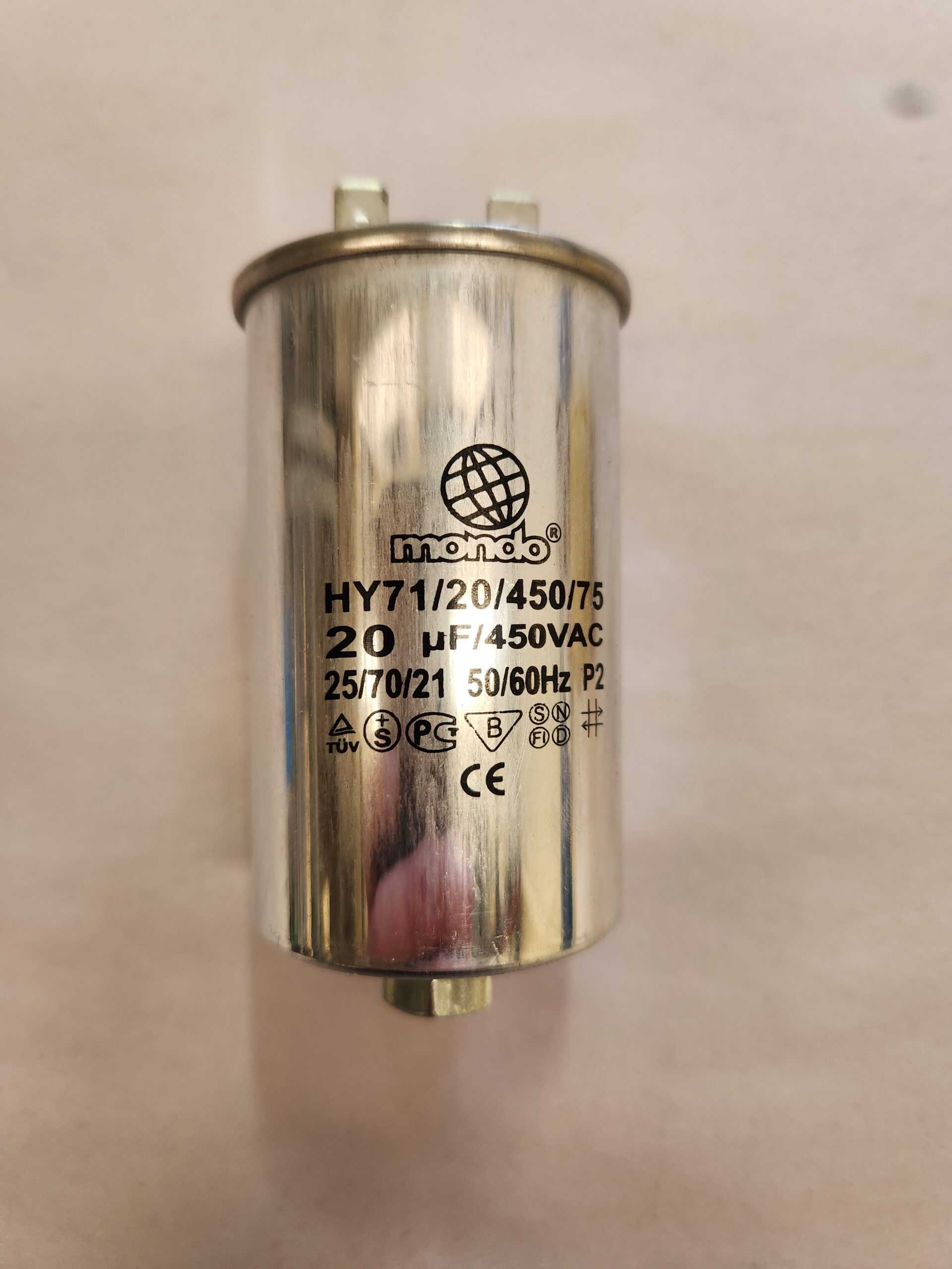 20UF Metal Start Run Capacitor