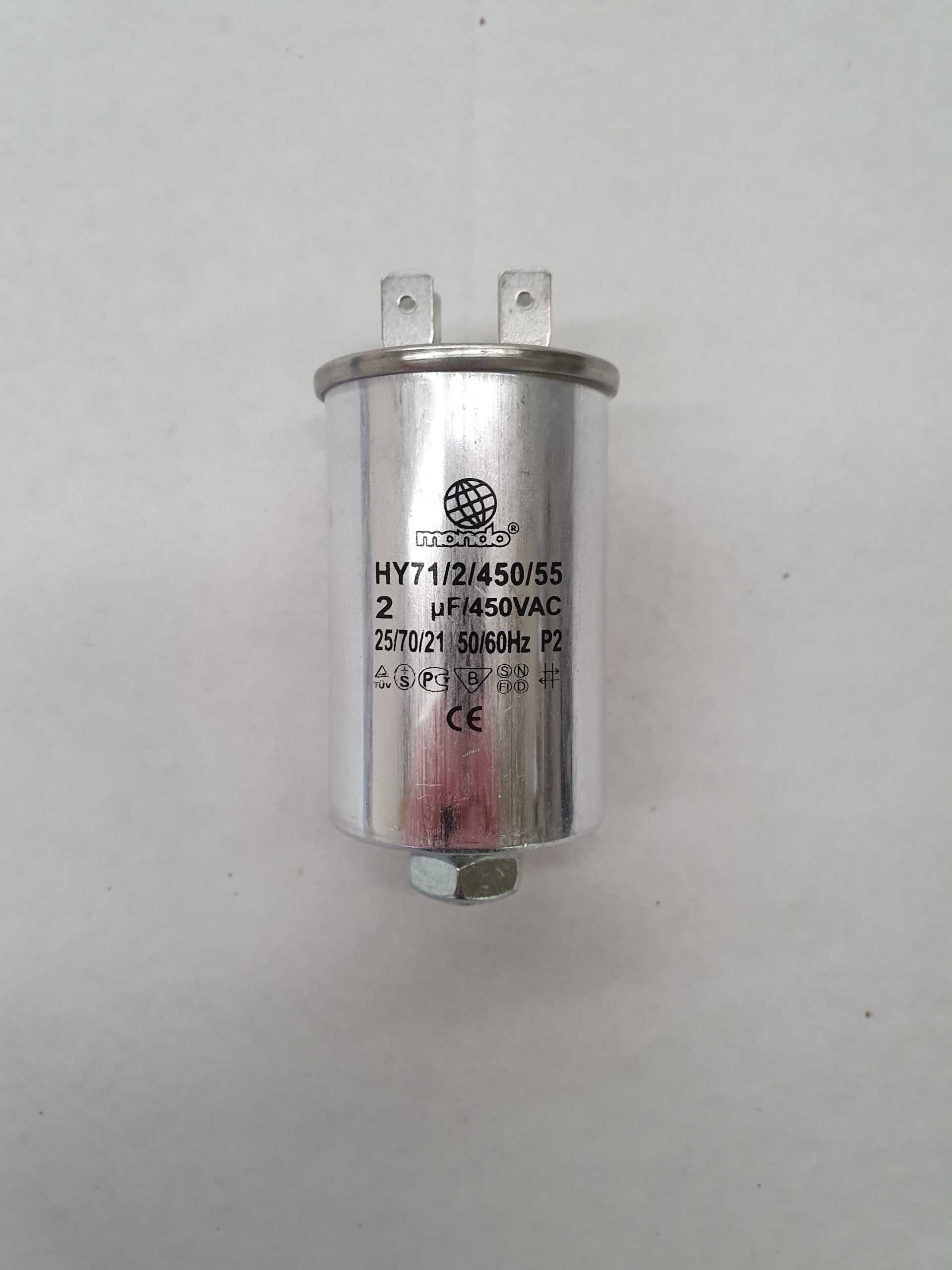 2UF Metal Start Run Capacitor