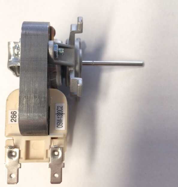 040799009948R Oven Fan Motor Blanco With push on fan blade - Image 3