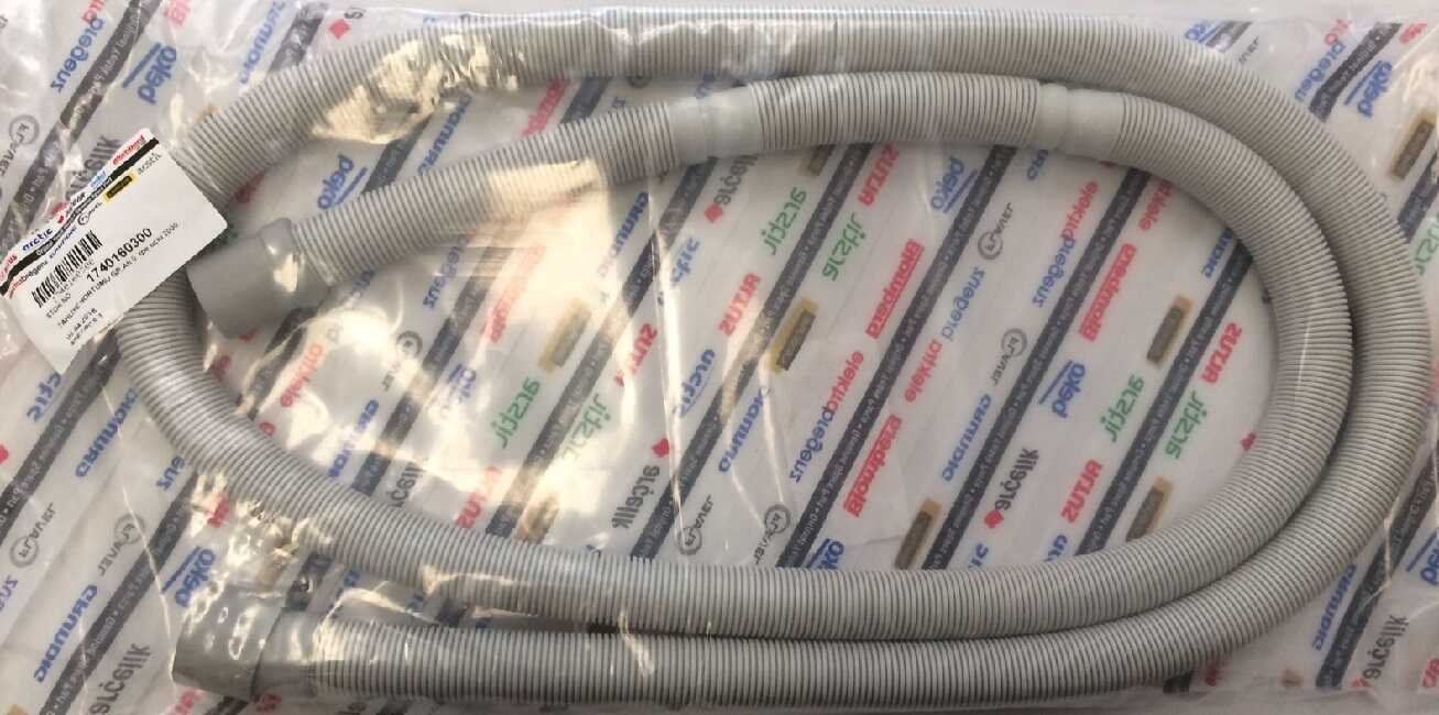 1740160300 Genuine Whirlpool Blanco Beko Euromaid Dishwasher Drain Hose Assy 2.1M Length