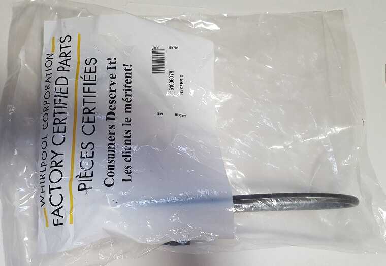 61006079 Defrost Heater element Defrost Thermostat GENUINE PART 260mm long - Image 2