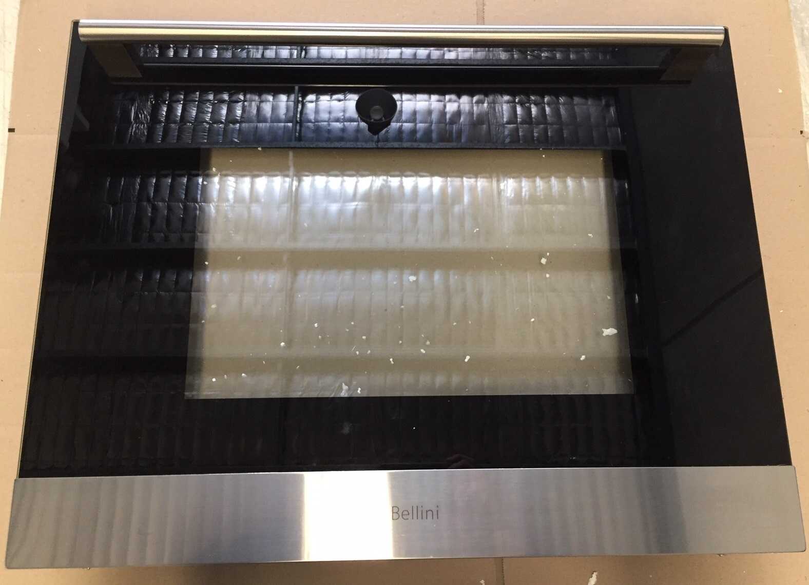 BELLINI BOT605BX COMPLETE OVEN DOOR ASSEMBLY WITH HINGES