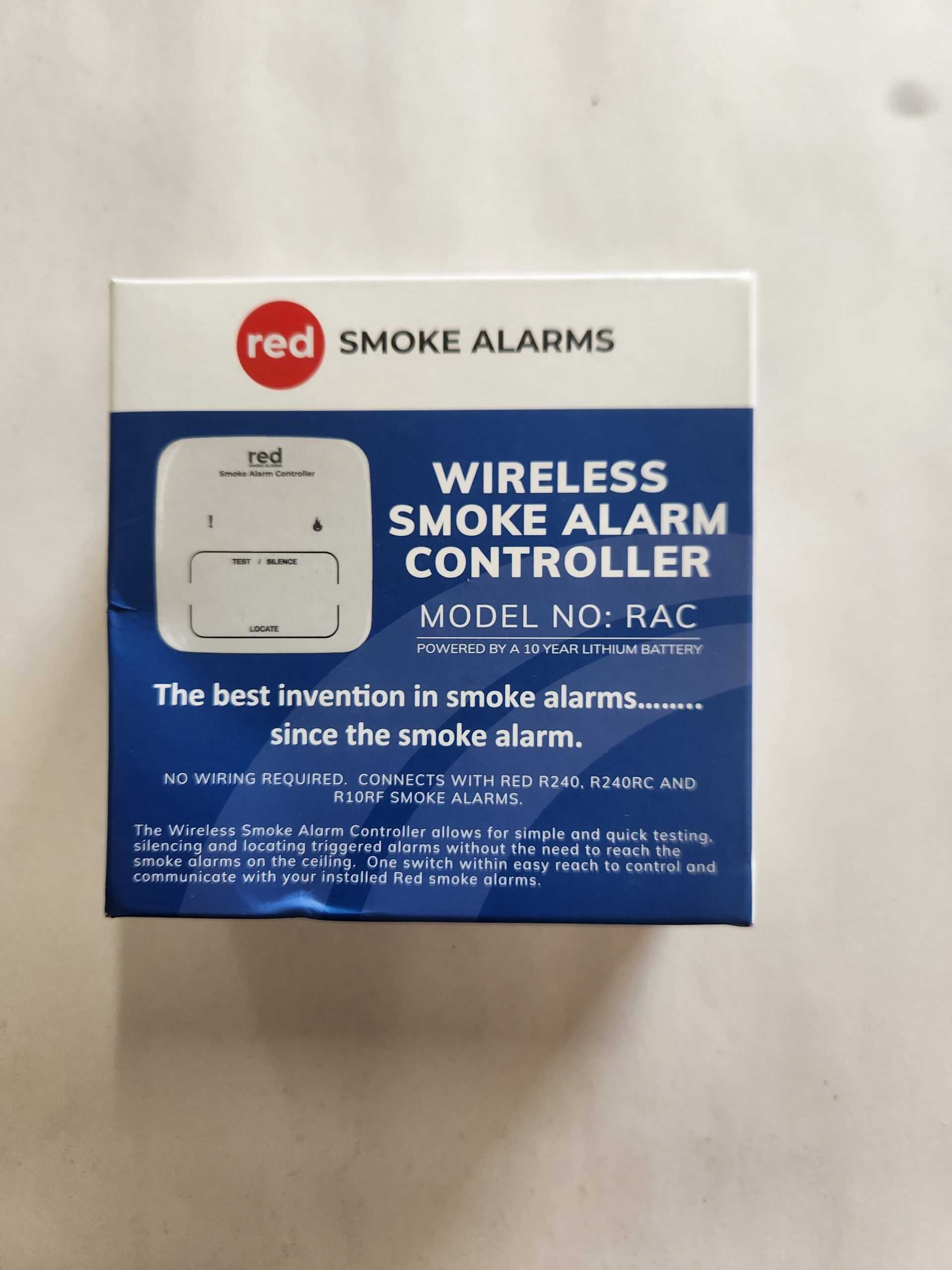 Red Smoke Alarms Wireless Smoke Alarm Controller Interconnect - Image 3