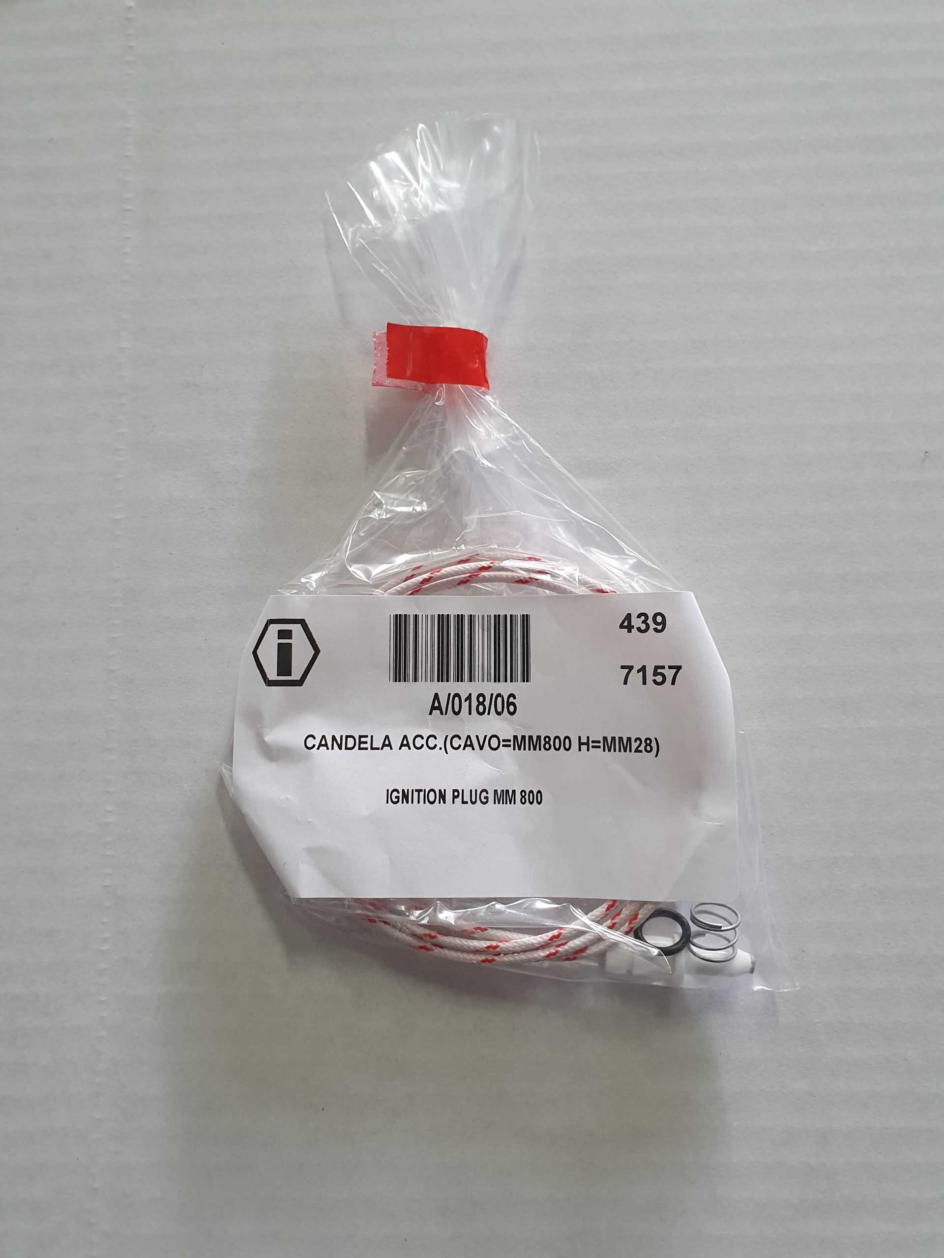 A/018/06 Genuine Ilve Gas Burner Ignition Candle 800mm