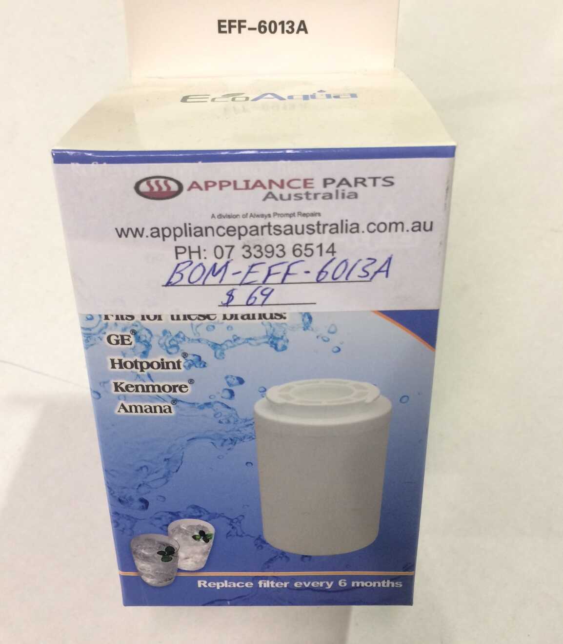 EFF-6013A ECO AQUA FILTER GE SmartWater MWF HWF WF287 Comparable Water Filter