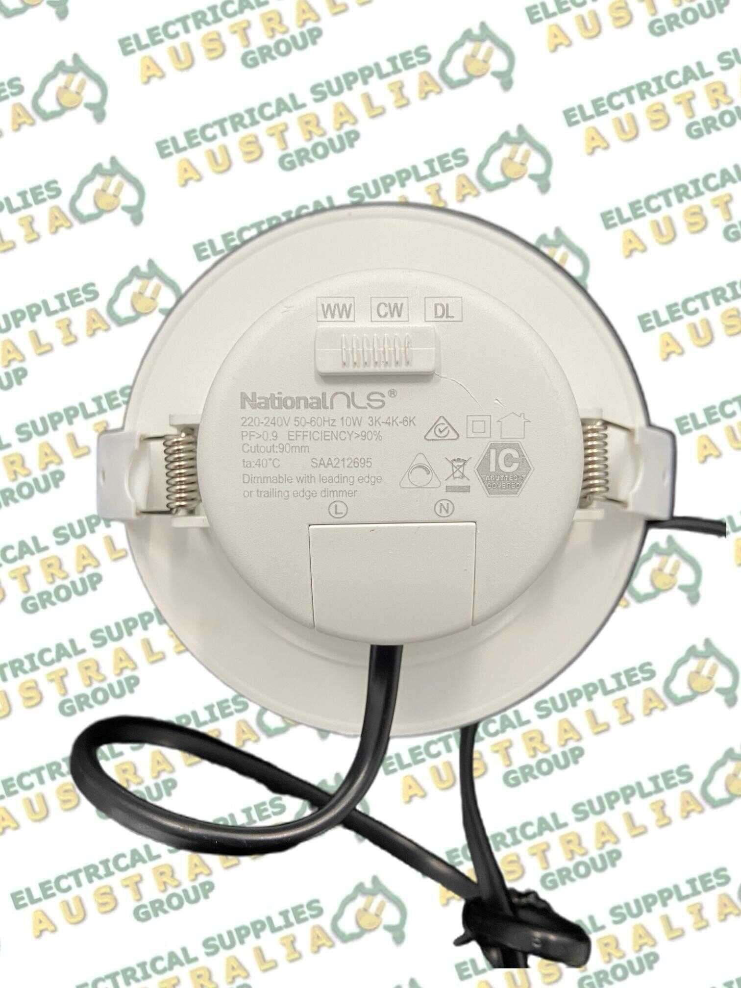 10w Tri colour LED Dimmable Downlight 90mm - Image 3