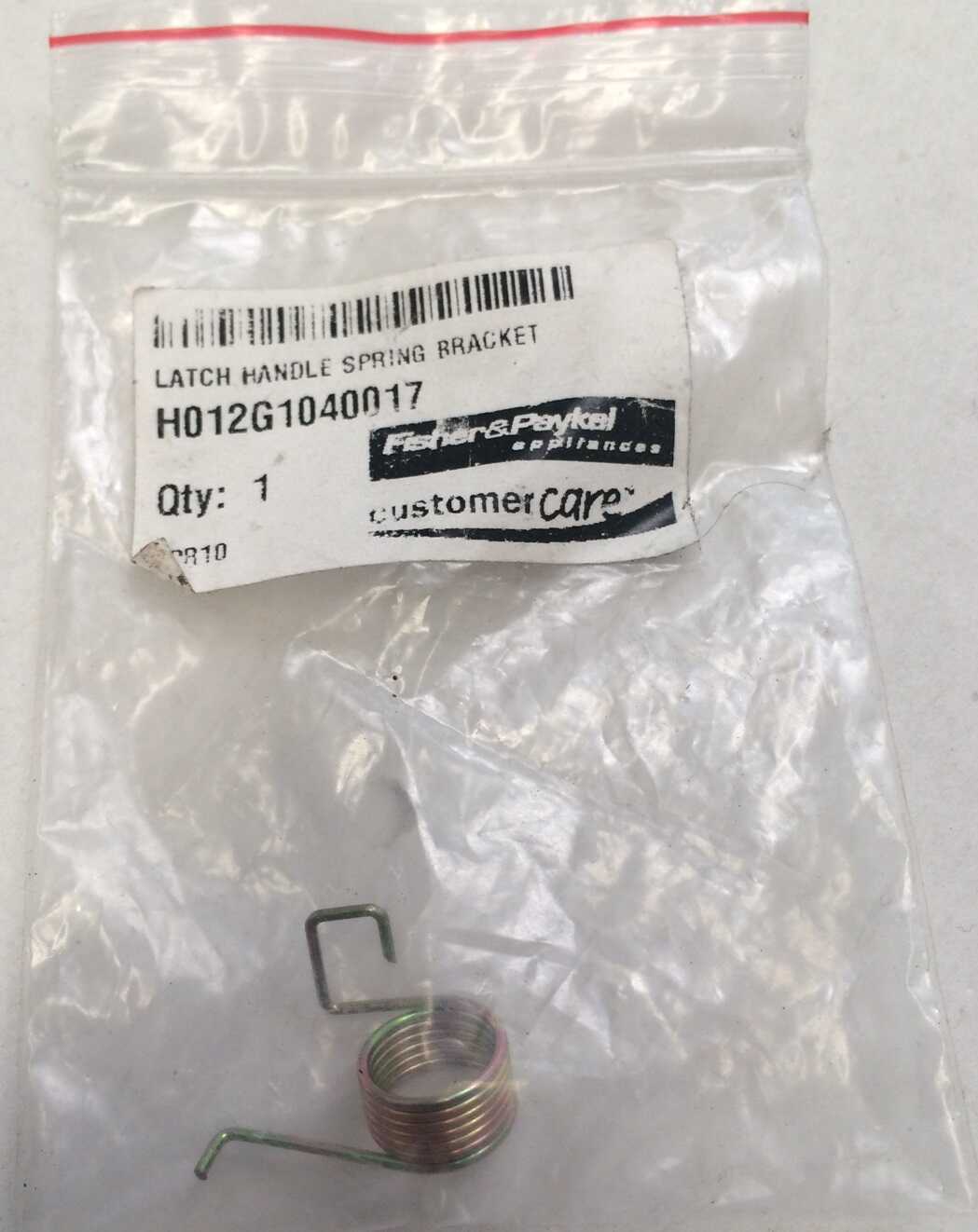 H012G1040017 Latch Handle Spring Bracket