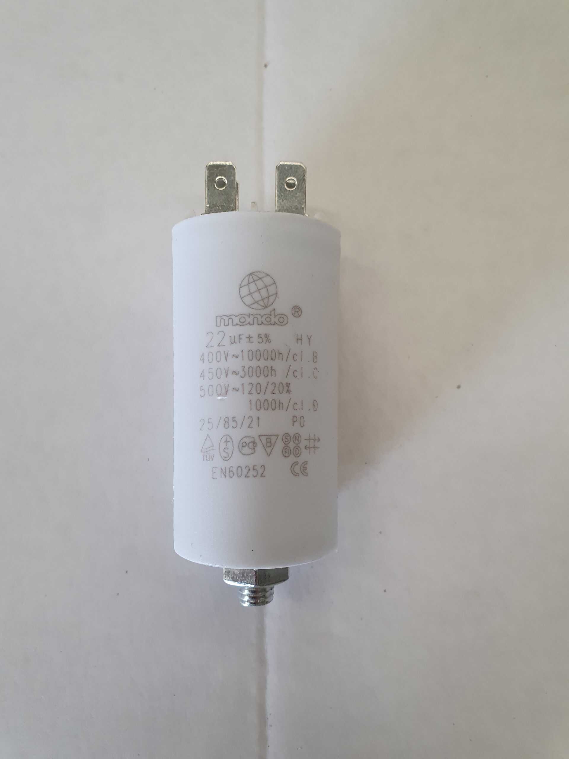22UF Capacitor with 4 Terminals