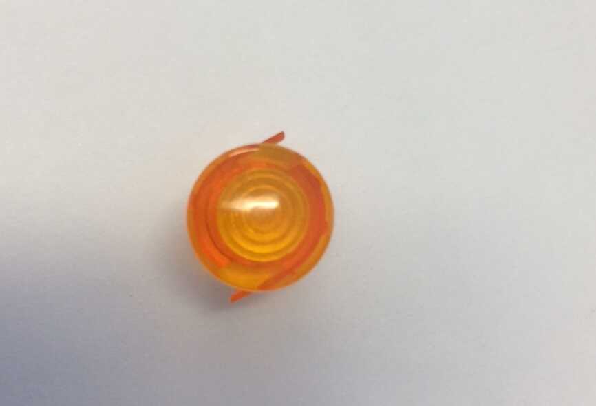 A/080/11 ILVE ORANGE NEON LENS COVER SMALL 9mm HOLE