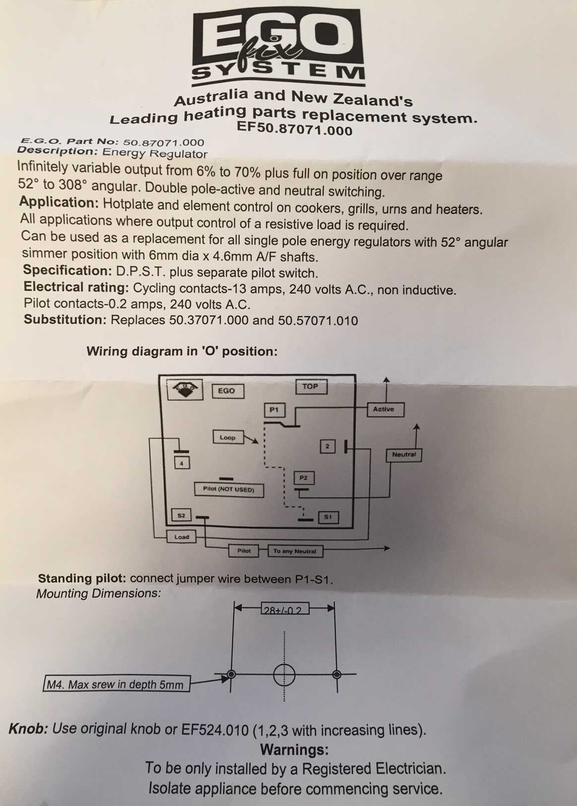 50.57071.010 Control Energy Regulator - Image 3