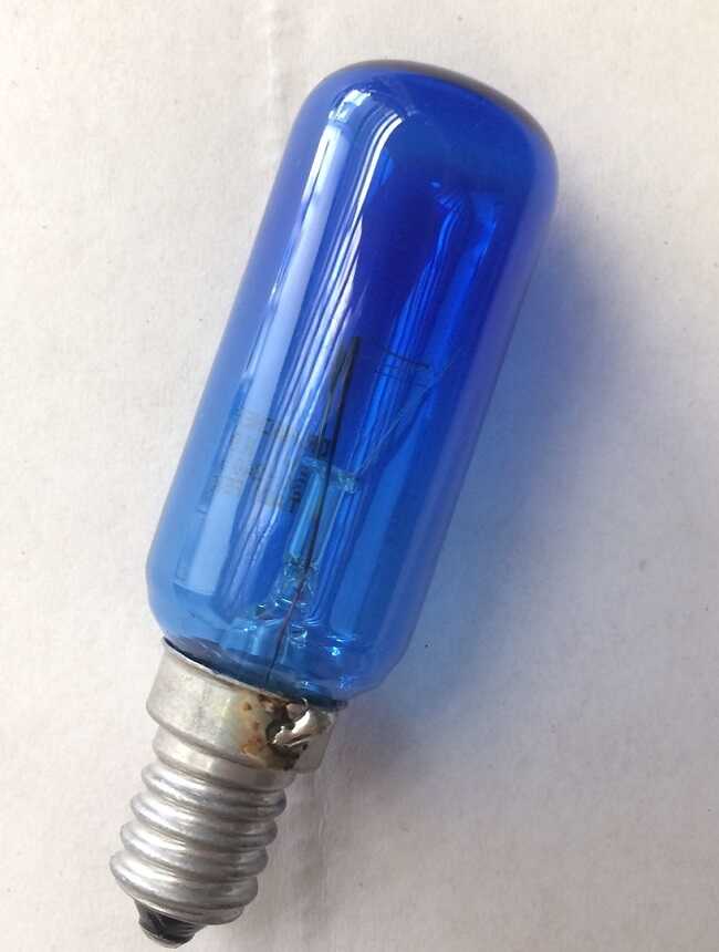 Universal E14 25W Blue Tint Fridge Freezer Lamp Light Bulb Globe