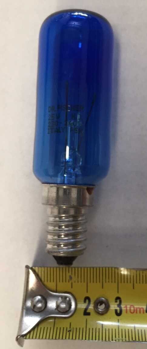 Universal E14 25W Blue Tint Fridge Freezer Lamp Light Bulb Globe - Image 2
