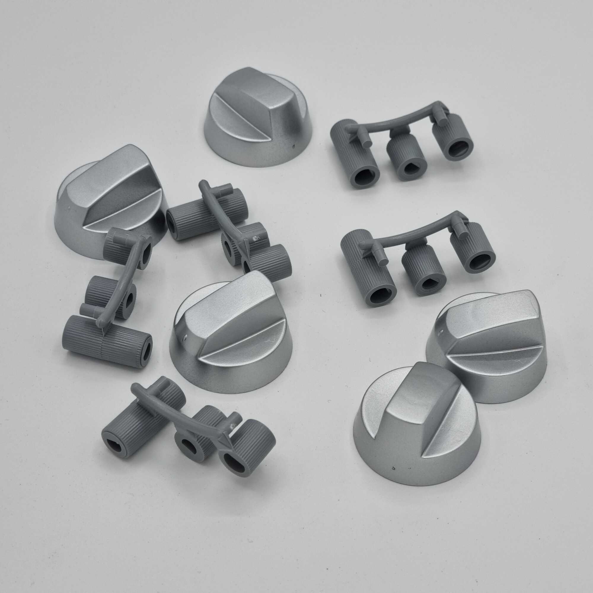Oven Knobs Silver 5pk - Image 5